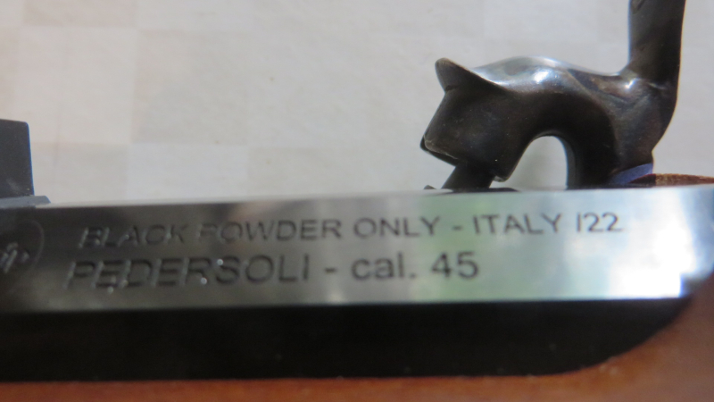Davide Pedersoli Vorderlader Pistole Kentucky .45 – Bild 4