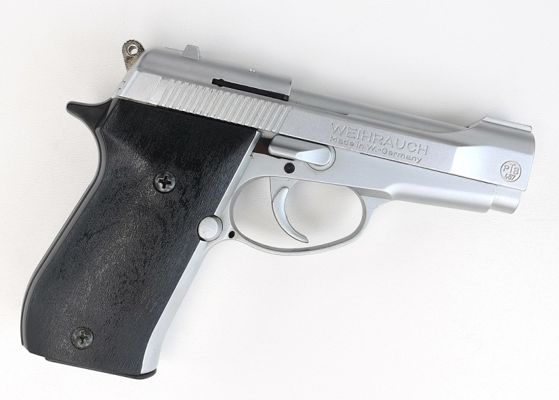 Schreckschusspistole Weihrauch HW94, Kal. 9mm R.K. PTB467 „Made in West Germany" in OVP (Rarität) – Bild 3