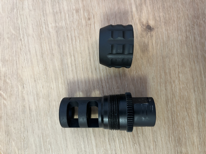 Ase Utra BoreLock Mündungsbremse M14x1 – .30 / .338 inkl. BoreLock-Überwurfmutter – Bild 2