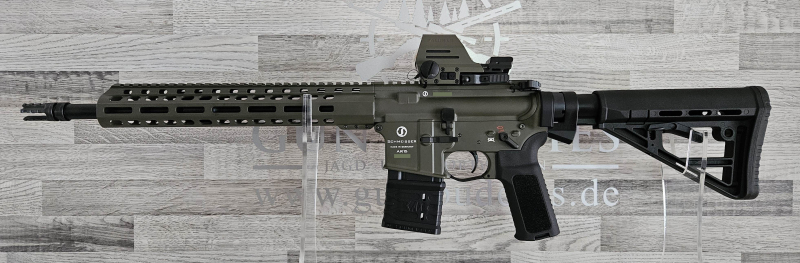 Neuware - Schmeisser AR15 M4FL OD Green 14,5" .223Rem. im Set mit Zieloptik - versandkostenfrei ! – Bild 2