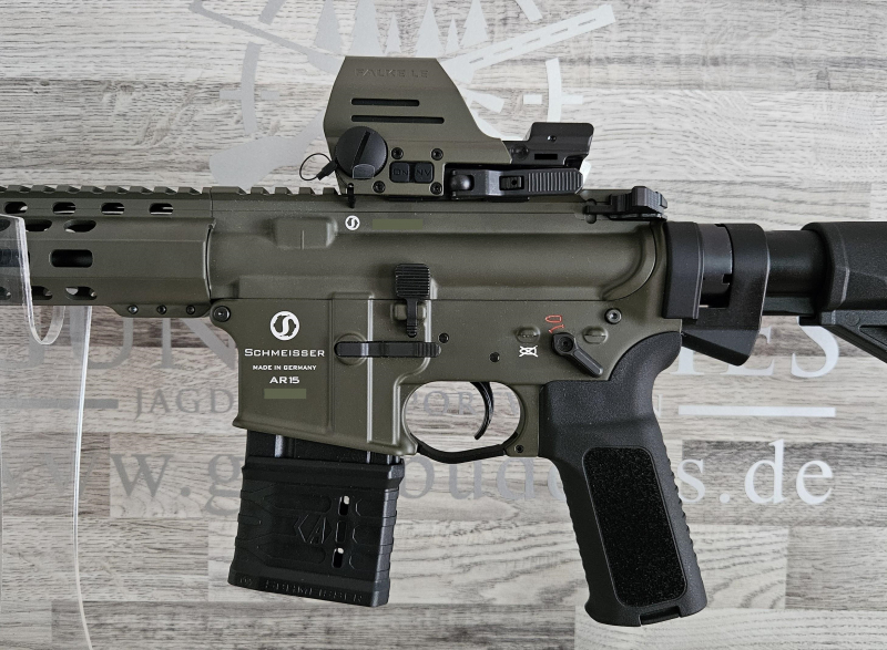 Neuware - Schmeisser AR15 M4FL OD Green 14,5" .223Rem. im Set mit Zieloptik - versandkostenfrei ! – Bild 6