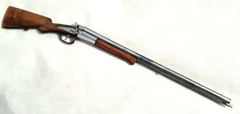 altes Luftgewehr Doppellauf Pumpgewehr Sammler – Bild 2