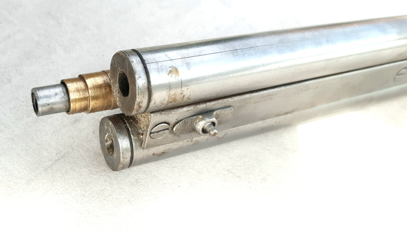 altes Luftgewehr Doppellauf Pumpgewehr Sammler – Bild 6