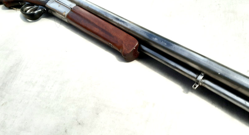 altes Luftgewehr Doppellauf Pumpgewehr Sammler – Bild 3