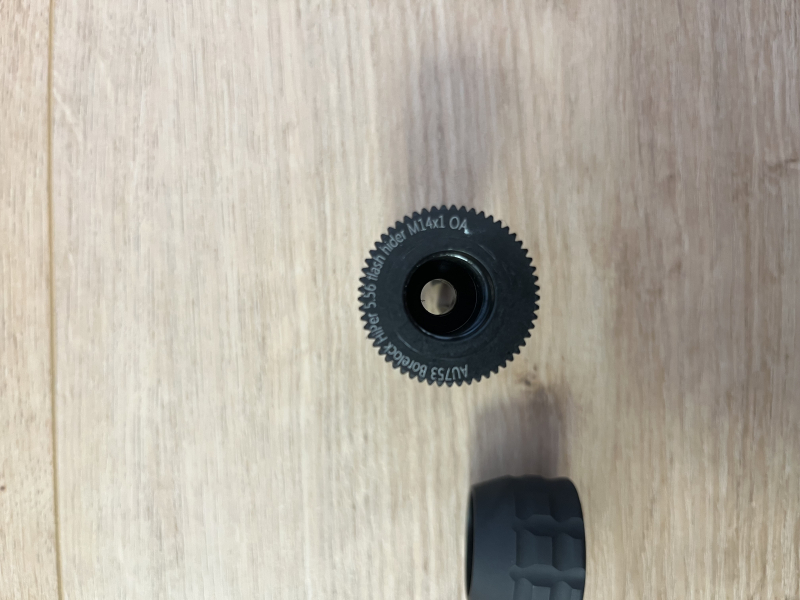 Ase Utra BoreLock Flash Hider 5.56 M14x1 – inkl. BoreLock-Überwurfmutter – Bild 3