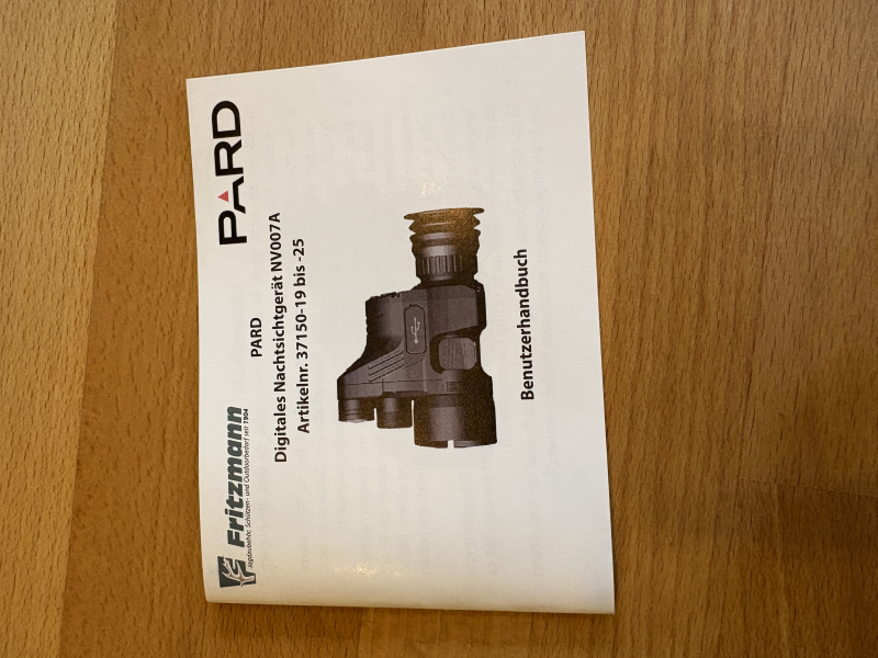 +++ PARD NV007A Nachtsichtgerät 16mm/45mm OVP +++ – Bild 4