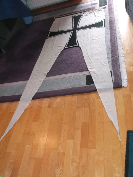 **Große Bootsfahne-Deutschland Kreuz-Marine-Flagge-Geschwaderstander-Original** – Bild 4