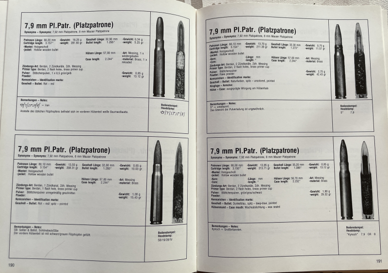 Die Militärpatronen Kaliber 7,9mm Ihre Vorläufer und Abarten – billede 2