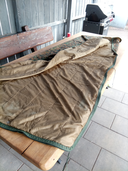 Poncholiner Ansitzsack Not Schlafsack USMC Tarndecke – εικόνα 3