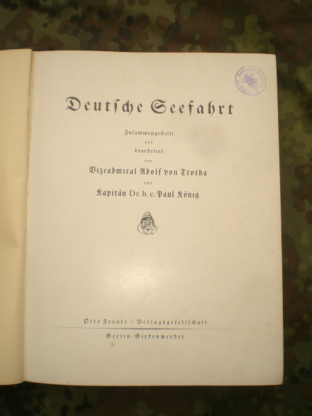 Antiquarisches Buch: Deutsche Seefahrt – Bild 2