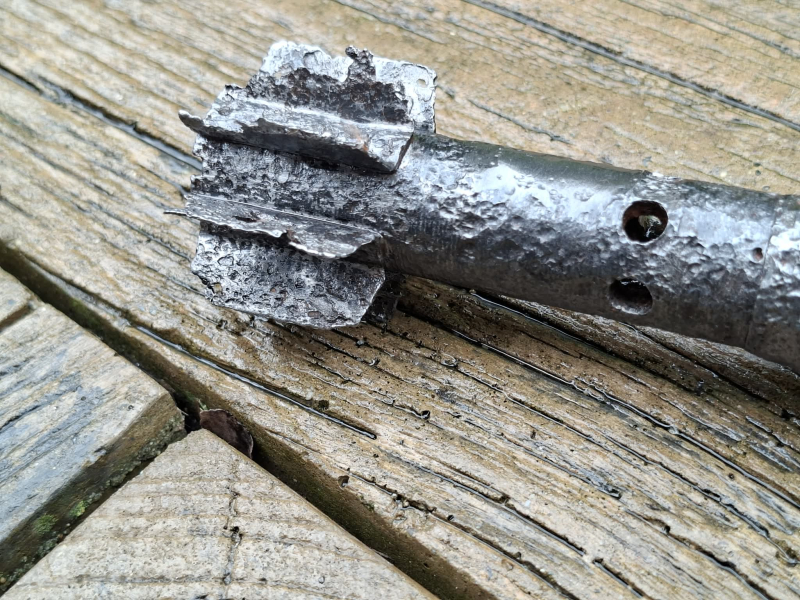 DEKO Deutsche 50 mm Wurfgranate - ORIGINAL WW 2 – Bild 4