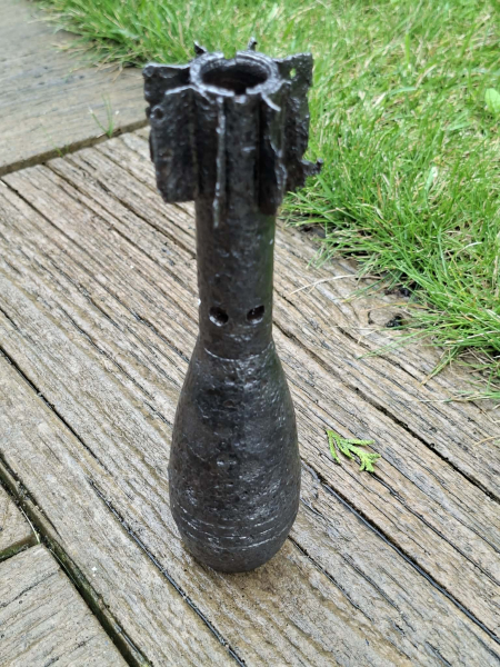 DEKO Deutsche 50 mm Wurfgranate - ORIGINAL WW 2 – Bild 3
