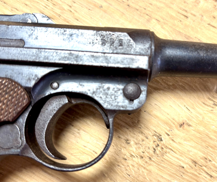 Pistole Luger P08 DWM 1916 - 9mm inkl Lederholster – Bild 2
