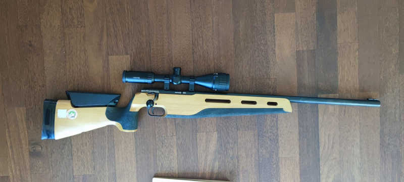 Aschütz KK Gewehr Mod. 1803 mit Zielfernrohr und Zubehör – Bild 2