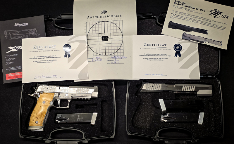 SIG Sauer P226 X-Five Sunburst Scandic .40 S&W + Mastershop M-Six Wechselsystem 9x19 - Set - X-Six – Bild 6