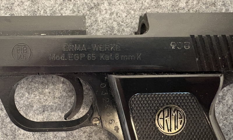 Erma EGP65 Kal.8mmK. OVP – Bild 4