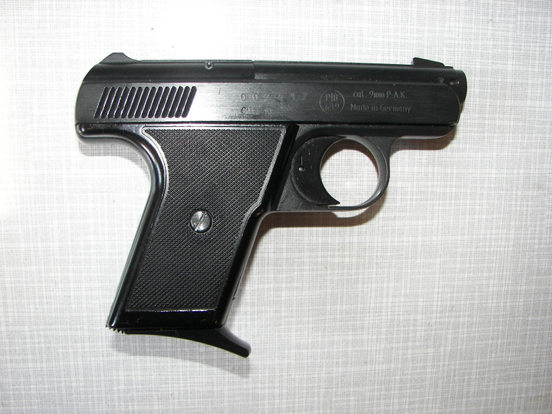 Pistole von Reck 9mm PAK mit Holster – Bild 2