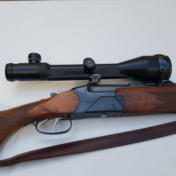 Bockbüchsflinte Brünner Tatra Kal. 7x65R 12/70 Zeiss Zielfernrohr 3-12x56 & Wechsellauf Kal. 12/70 – Bild 4