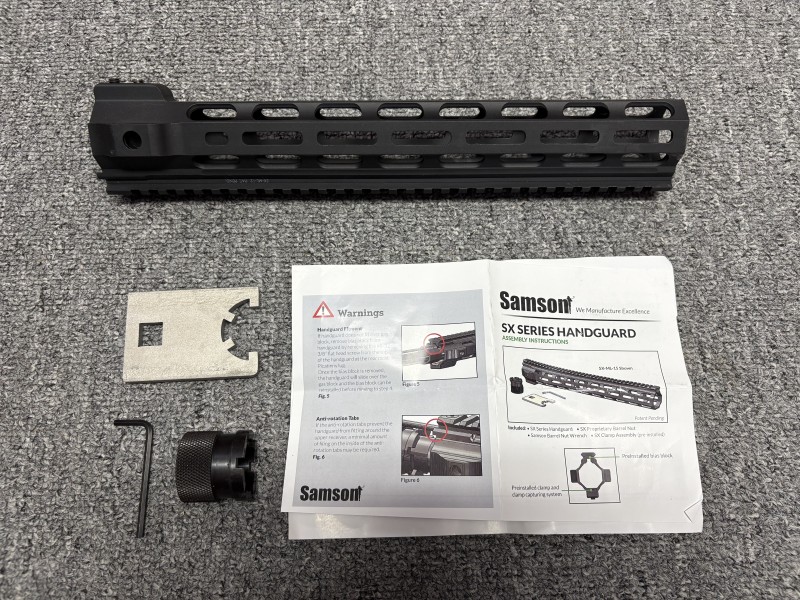Free Float Handguard Samson M-LOK SX Series 12 – ideal für Naked AR-15! – Bild 4