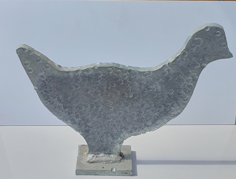 Stahl-Ziel "Chicken" nach Regeln der International Handgun Metallic Silhouette Assoc. – Bild 2