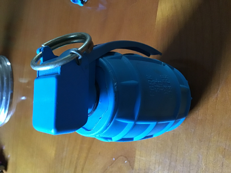Übungshandgranate in Blau – Bild 2