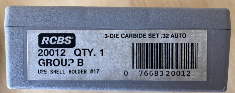 RCBS Matrize .32 Auto – 2. kép