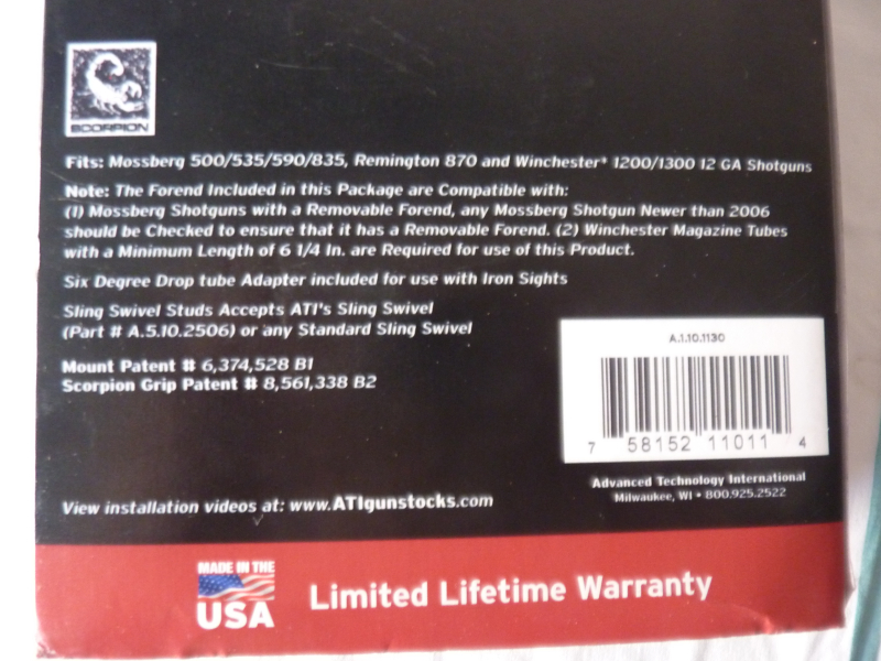 ATI Outdoors Strikeforce Taktik-Schaftsystem – imagem 6