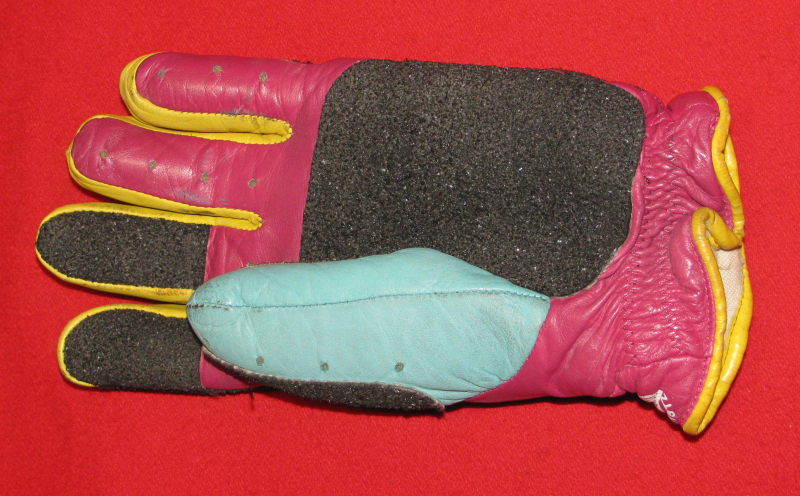 Schießjacke Größe 54 aus Leder und ein Schießhandschuh – Bild 6