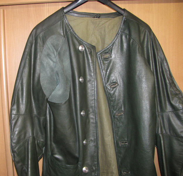 Schießjacke Größe 54 aus Leder und ein Schießhandschuh – Bild 2