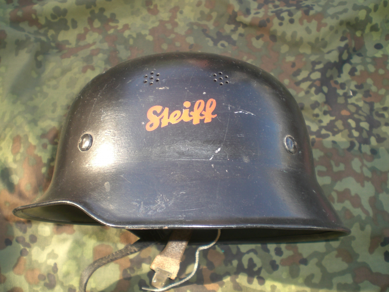 Deutscher Stahlhelm 2 .Weltkrieg? Werksfeuerwehr – Bild 2
