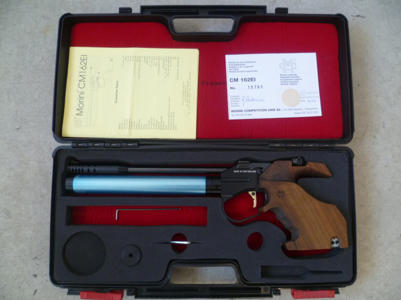 Matchluftpistole Morini CM 162 EI – imagen 1
