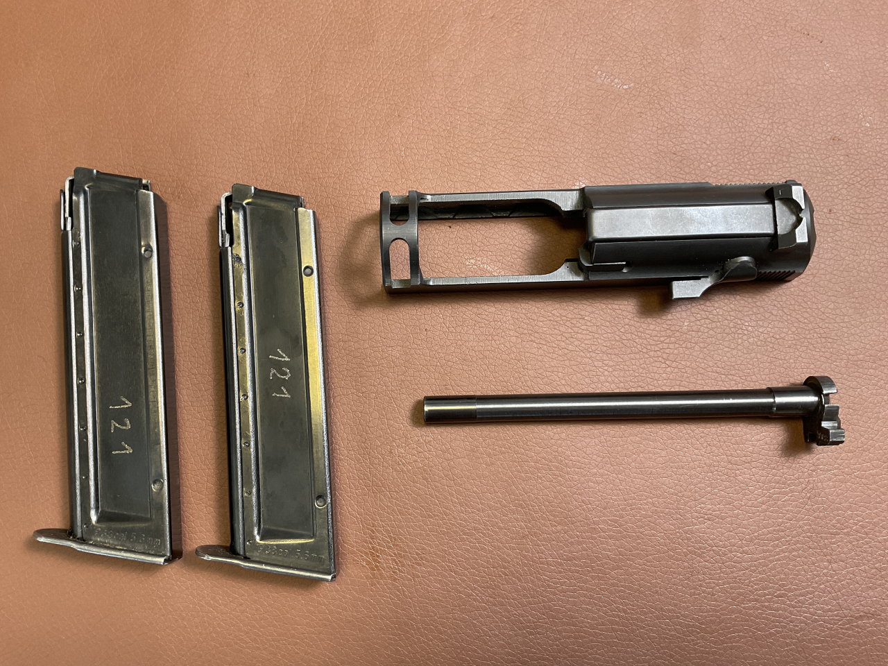 Wechselsystem Carl Walther mit BMI Abnahme für die Pistole P38 im Kaliber .22lr SNR 3088 – Bild 1