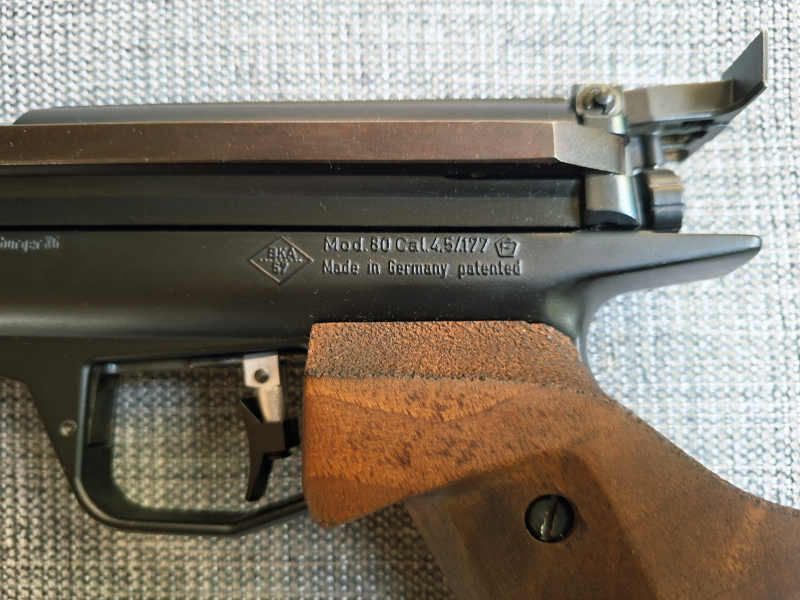 Feinwerkbau (FWB) 80 Match-Luftpistole – Top Zustand, gewartet – inkl. seltener Laufgewichte – imagen 4