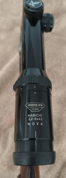 BBF Bockbüchsflinte Suhl Merkel 222 Rem. 16/70, Zielfernrohr Swarovski 2,2-9x42 und BDF WL – Bild 3