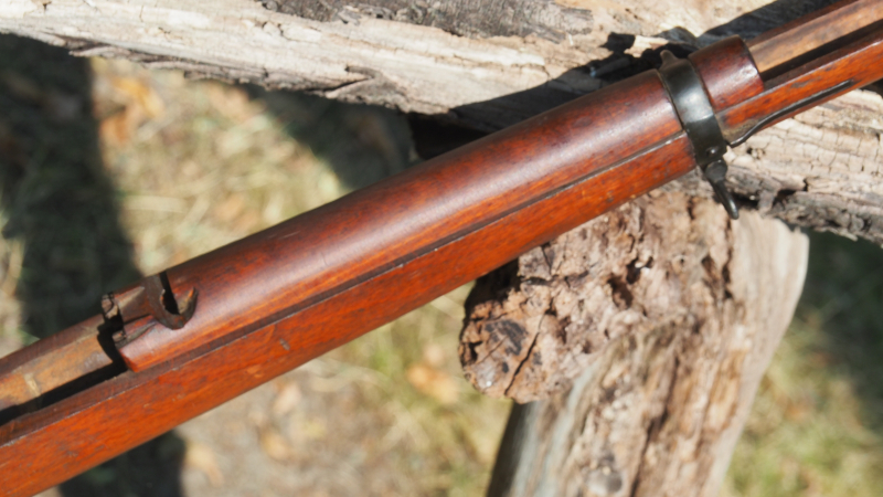 Aus Sammlung ! Schaftset für Carcano "Terni" M1891/41 Gewehr / Komplett mit Metallteilen ! – Bild 4