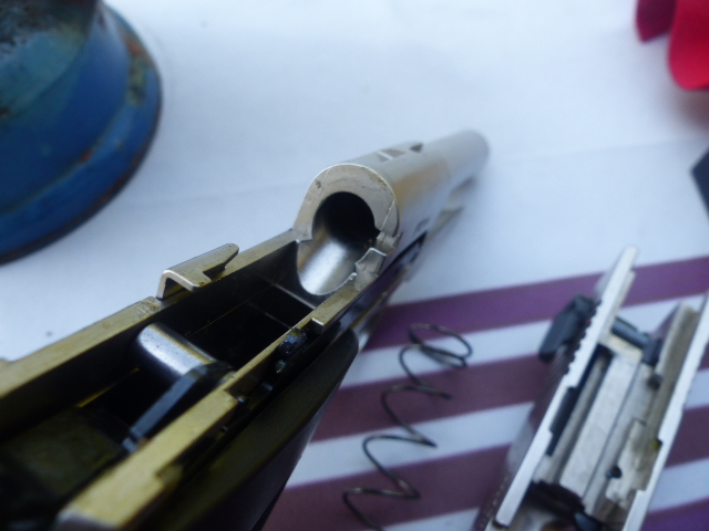 Originale Röhm RG 88 vernickelt 9mm PAK mit Ovp, Abschussbecher, Bürste ungeschossen aus Sammlung – Bild 5