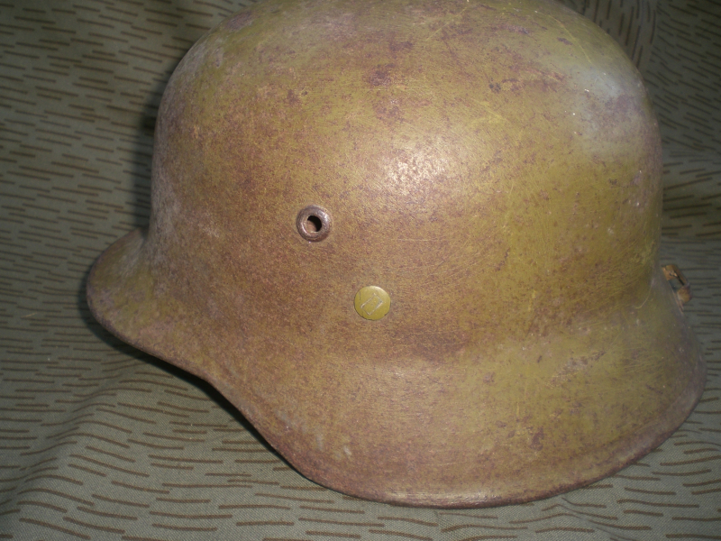 Ungarn Wehrmachts Stahlhelm M38 2. Weltkrieg Originalstück – Bild 2