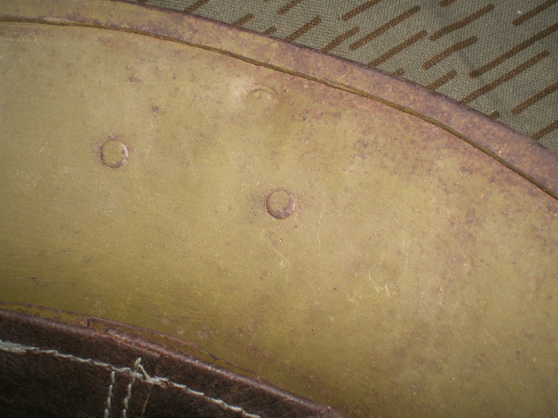 Ungarn Wehrmachts Stahlhelm M38 2. Weltkrieg Originalstück – Bild 5