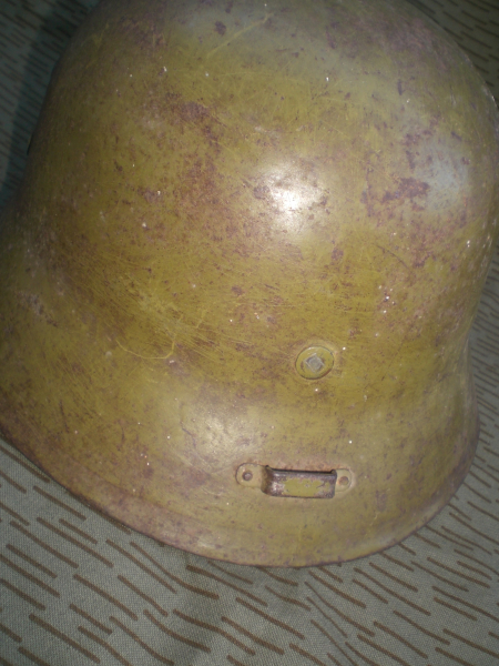 Ungarn Wehrmachts Stahlhelm M38 2. Weltkrieg Originalstück – Bild 3