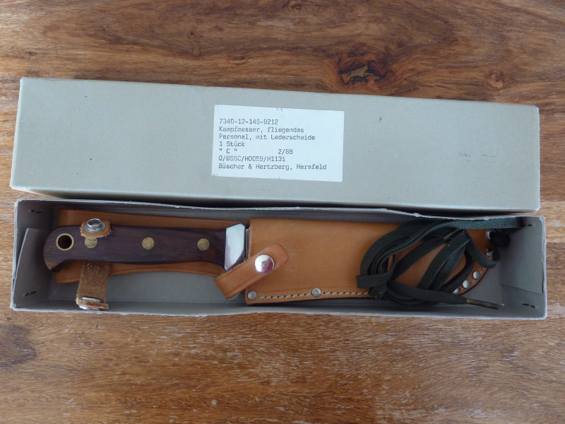Kampfmesser, fliegendes Personal, Hirschkrone, Original-Karton, Puma Automesser – immagine 2