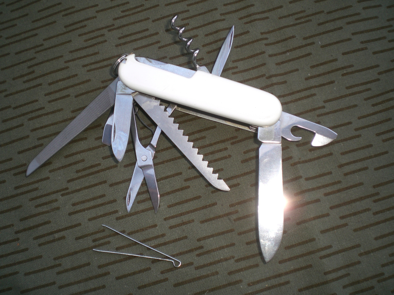 PUMA Taschenmesser weiße Griffschalen Jagd – Bild 6