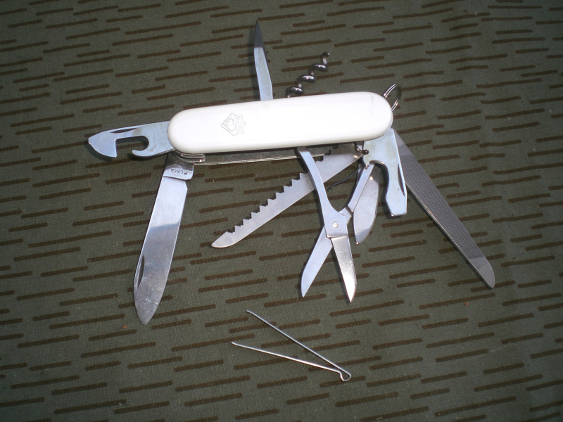 PUMA Taschenmesser weiße Griffschalen Jagd – Bild 4