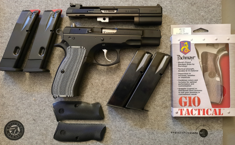 **NEUWARE** Halbautom.Pistole CZ 75 BD Police Kal. 9 mm Luger + WS Kadet Kal. .22lr – Bild 2