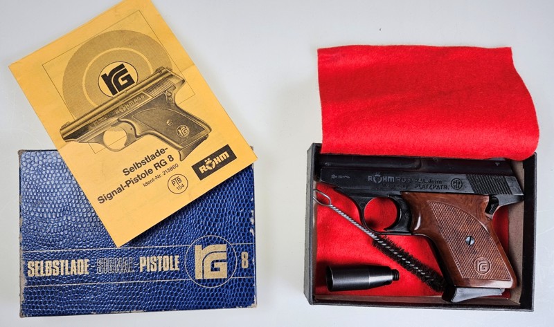 original Röhm, OVP, RG 8, 8mm Knall – afbeelding 1
