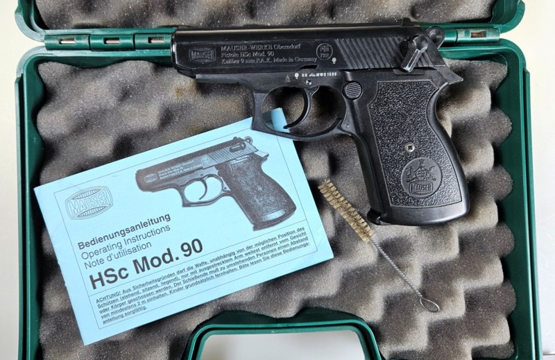 RÖHM im Auftrag für MAUSER, HSc Mod. 90, 9mm P.A.K. – Bild 2