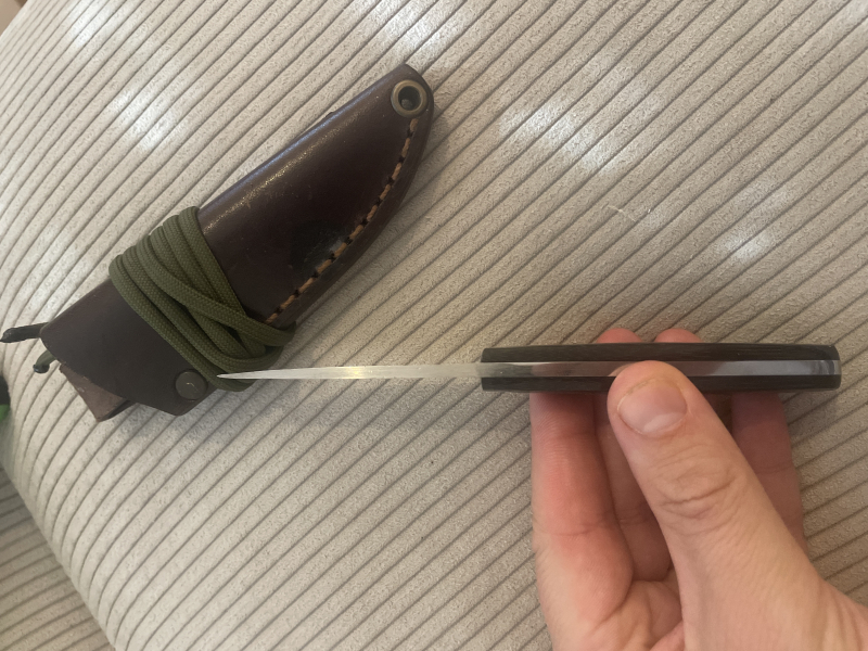 Enzo Necker (Neck-Knife) + Lederscheide – Bild 2