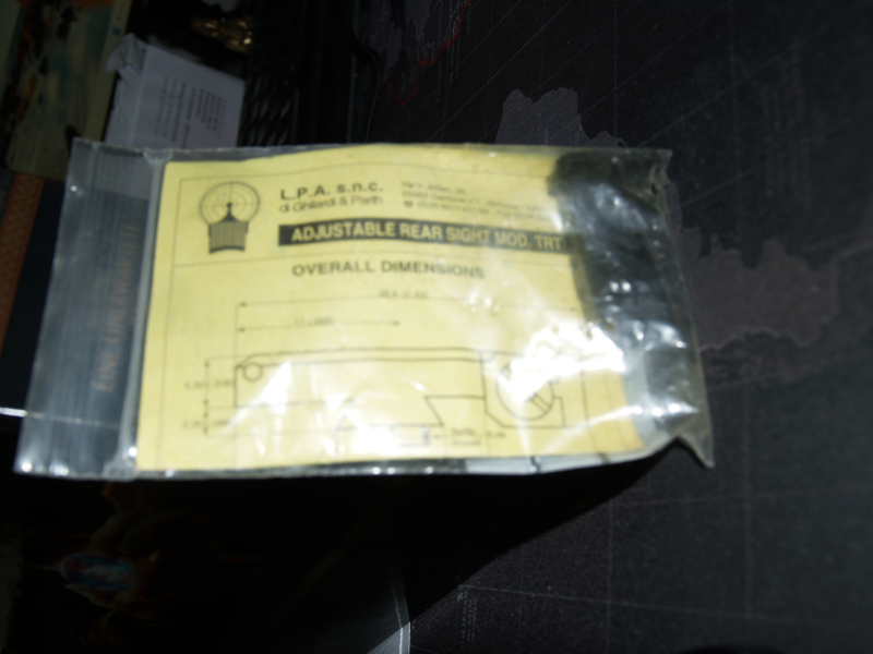 L.P.A. Adjustable Rear Sight Mod. TRT – Bild 2