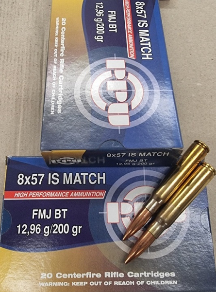 8x57 IS Match/200grs FMJBT PPU 20 Stk. A-541 Angebot !! # SSZ Berka – Bild 1