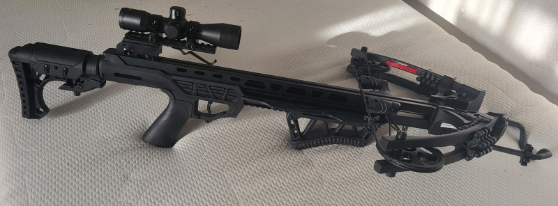 200LBS! Man Kung XB58 Kraken Compound Armbrust samt 4x32 Zielfernrohr – Bild 2