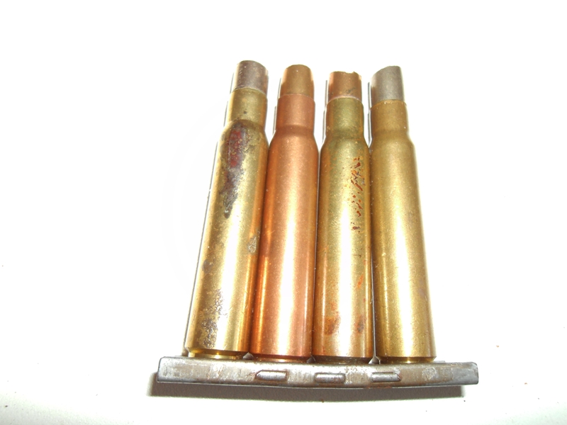 Munition auf Ladestreifen gemarkt: hhw 44 (Metallwerke Silberhütte G.m.b.H., St. Andreasberg im Harz – Bild 1